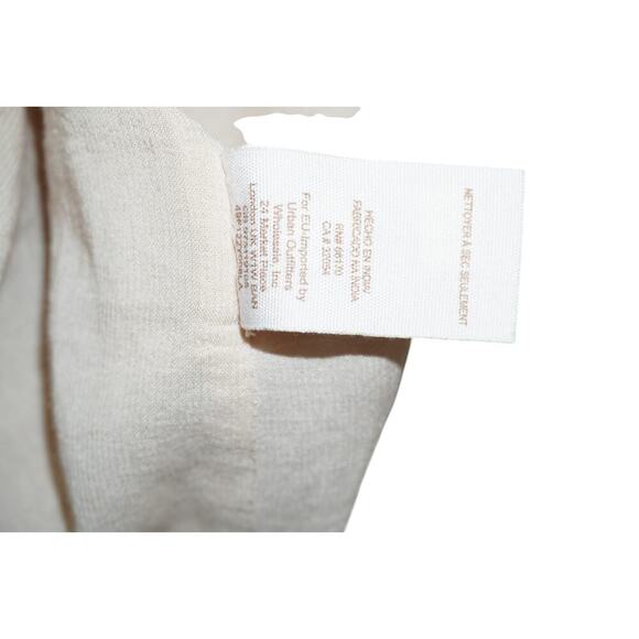 Free People Embroidered Boho Mini Dress – Size M – Floral Crochet Trim - Picture 11 of 11